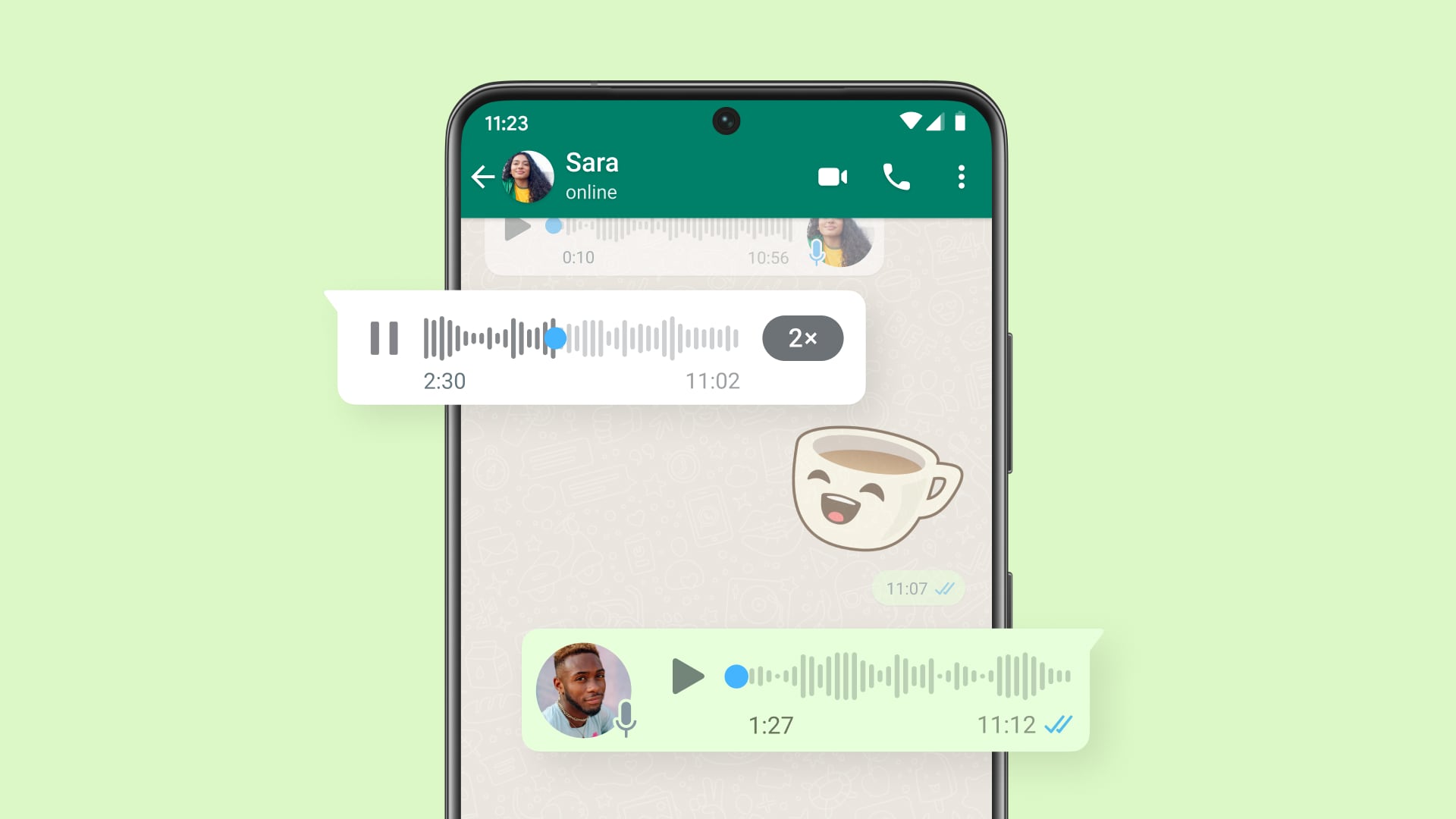 Cómo cambiar el tono de voz a grave o agudo en WhatsApp
