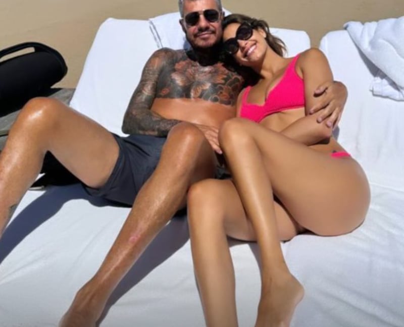 Milett Figueroa y Marcelo Tinelli más unidos que nunca.
