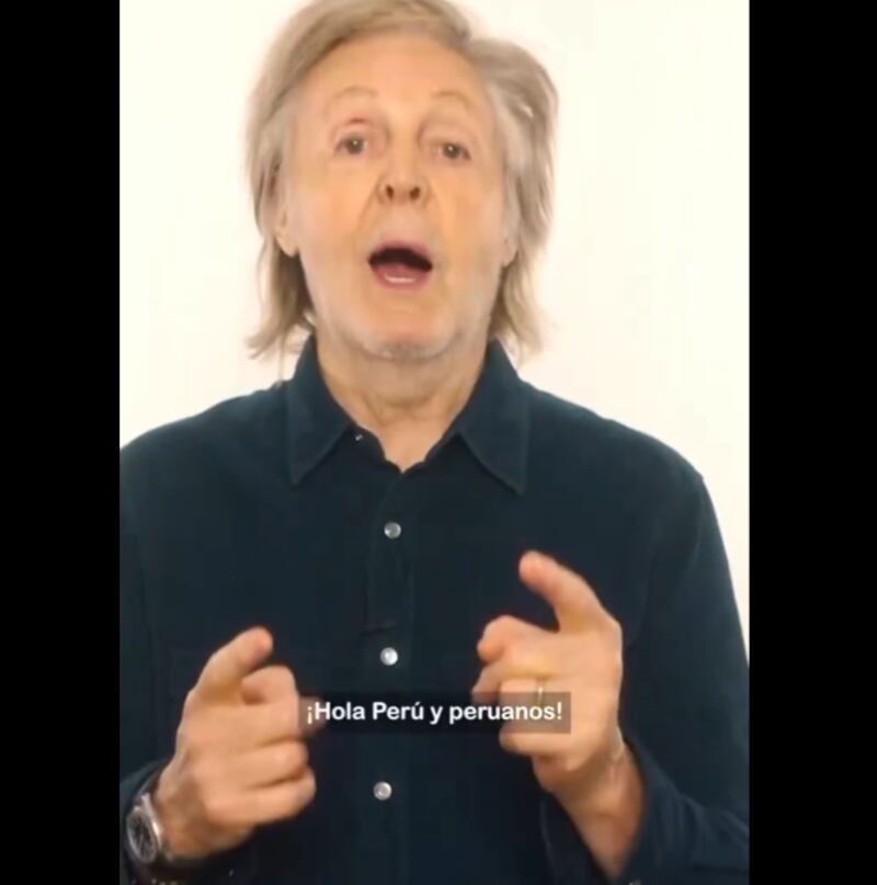 Paul McCartney incluye a Perú en su gira por Sudamérica.