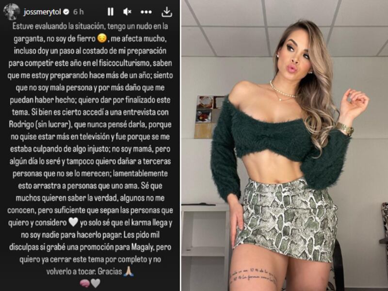 Jossmery Toledo.