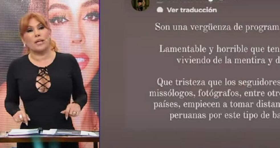 Magaly Medina apuntó contra Luciana Fuster.