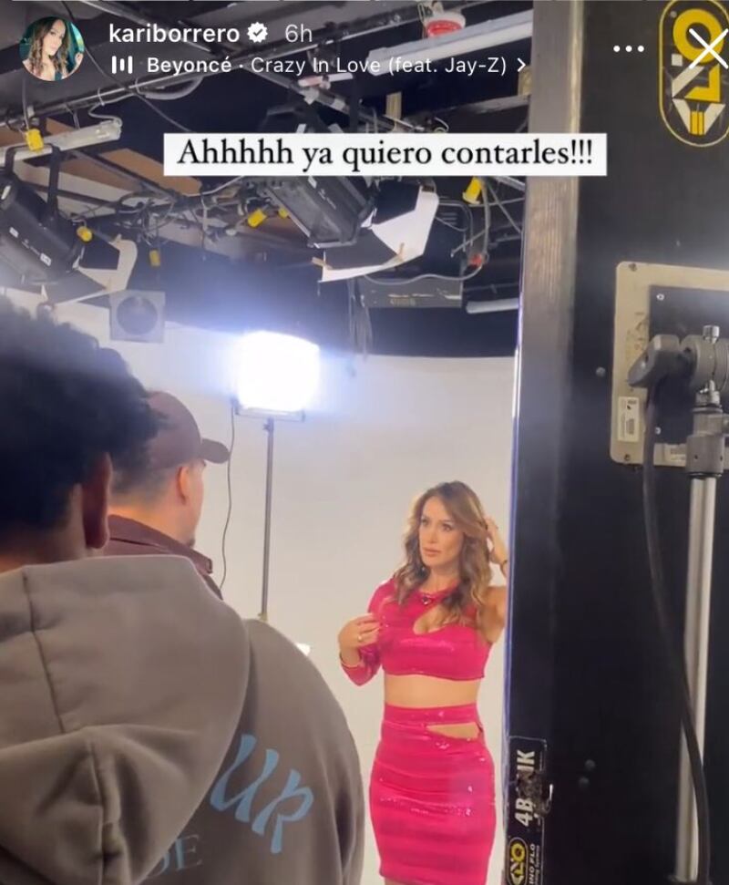 Karina Borrero prepara regreso a la TV.