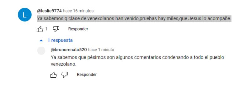Los comentarios contra la novia de Giacomo Bocchio