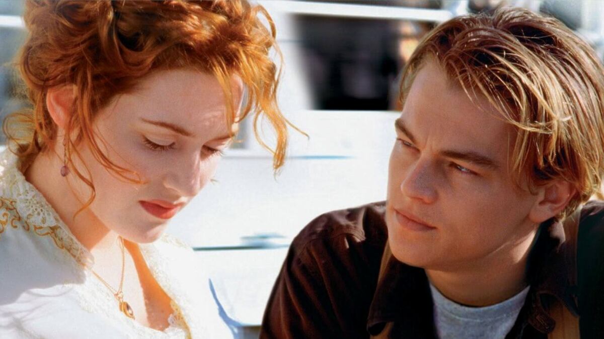 Leo DiCaprio y Kate Winslet en Titanic