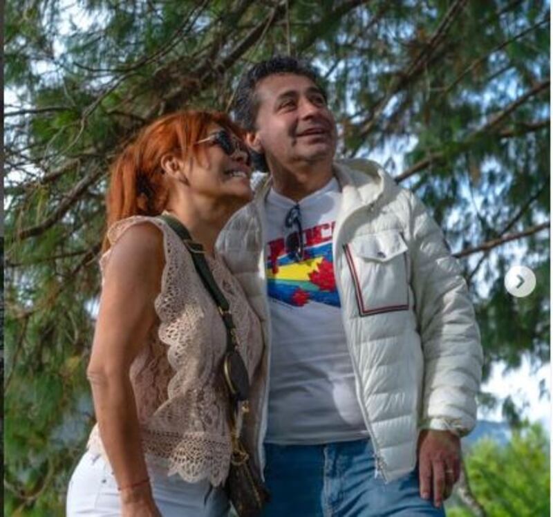 Magaly Medina y Alfredo Zambrano en una imagen de archivo de Instagram.