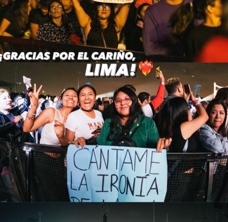 Maná brilló en el estadio San Marcos en Lima