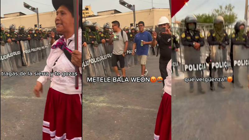 Protestas en Perú video viral